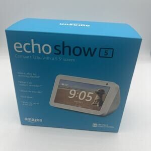 NEW SEALED Amazon Echo Show 5 – Compact smart display with Alexa WHITE